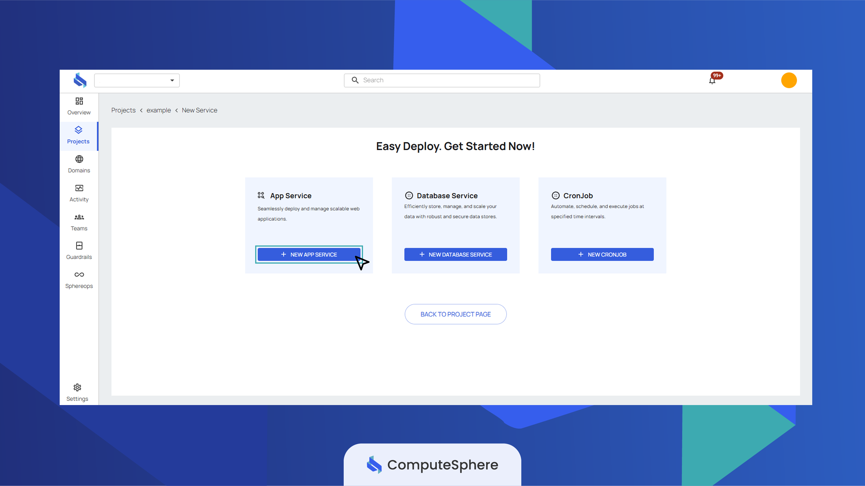 Click New App Service